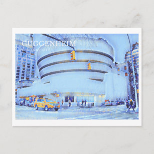 Carte postale du musée Guggenheim, New York