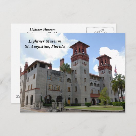 Carte postale du Musée Lightner (Devant / Derrière)
