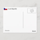 Carte postale du Musée national de Prague (Dos)