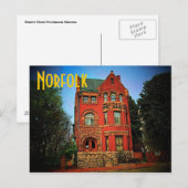 Carte postale du musée Norfolk (Devant / Derrière)