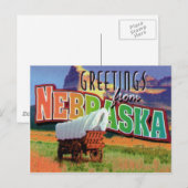Carte postale du Nebraska (Devant / Derrière)