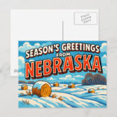 Carte postale du NEBRASKA (Devant / Derrière)