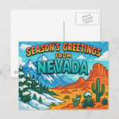 Carte postale du NEVADA (Devant / Derrière)
