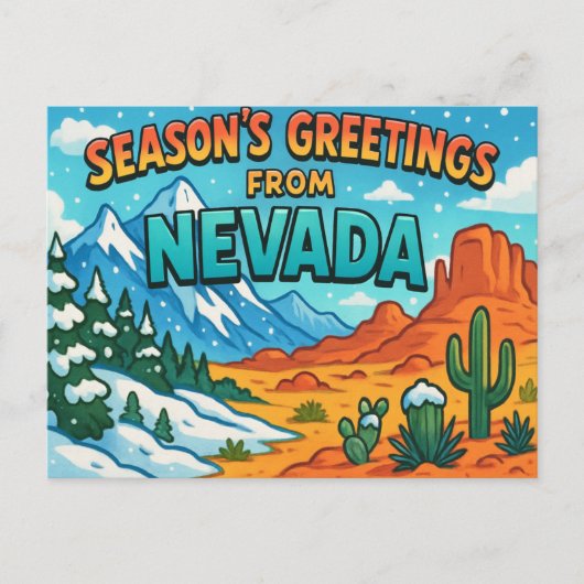 Carte postale du NEVADA (Devant)