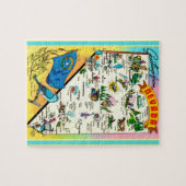 Carte postale du Nevada 8x10 Puzzle (Horizontal)