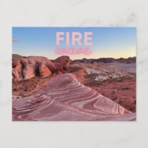 Carte postale du Nevada Fire Wave Randonnée Nature