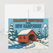 Carte postale du NEW HAMPSHIRE (Devant / Derrière)