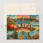 Carte postale du New Jersey (Devant / Derrière)