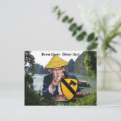 Carte postale du nom de la cavalerie de l'armée de (Debout devant)