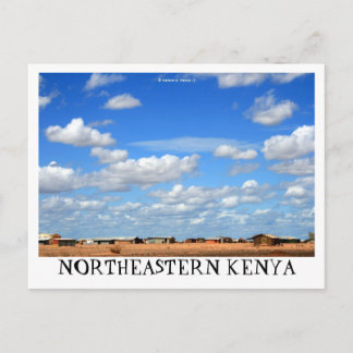Carte postale du nord-est du Kenya
