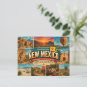 Carte postale du Nouveau-Mexique (Debout devant)