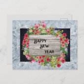 Carte postale du Nouvel An (Devant / Derrière)