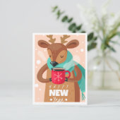 Carte postale du Nouvel An (Debout devant)