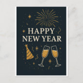 Carte postale du Nouvel An (Devant)