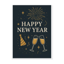 Carte postale du Nouvel An