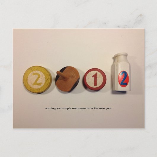 Carte postale du Nouvel An 2012 (Devant)