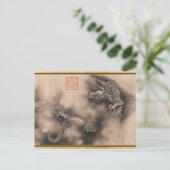 Carte postale du Nouvel An chinois 2024 (Debout devant)