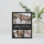 Carte postale du Nouvel An du ciel scintillant (Debout devant)