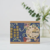 Carte postale du Nouvel An vintage (Debout devant)