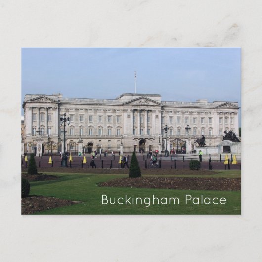 Carte postale du palais de Buckingham (Devant)
