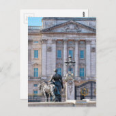 Carte postale du palais de Buckingham, Londres Roy (Devant / Derrière)