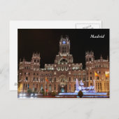 Carte postale du Palais des Cibeles (Devant / Derrière)