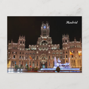 Carte postale du Palais des Cibeles