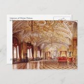 Carte postale du palais d'hiver (Devant / Derrière)