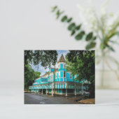 Carte postale du palais du Commandant (Debout devant)