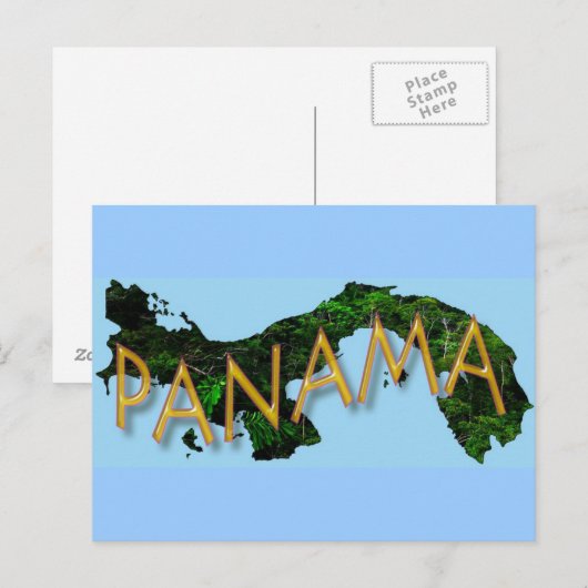 Carte postale du Panama (Devant / Derrière)