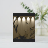 Carte postale du panneau d'affichage du métro (Debout devant)