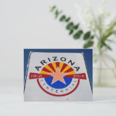 Carte postale du panneau du centenaire de l'Arizon (Debout devant)