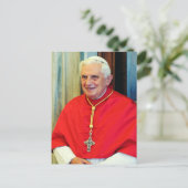 Carte postale du pape allemand Benoît (Debout devant)