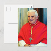 Carte postale du pape allemand Benoît (Devant / Derrière)