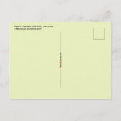 Carte postale du pape St. Cornelius (SAU 042) (Dos)