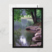 Carte postale du parc à puce bleu #1 (Devant / Derrière)