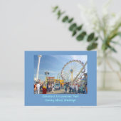 Carte postale du parc d'attractions Astroland (Con (Debout devant)