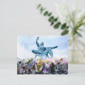 Carte postale du parc de la paix de Nagasaki (Debout devant)