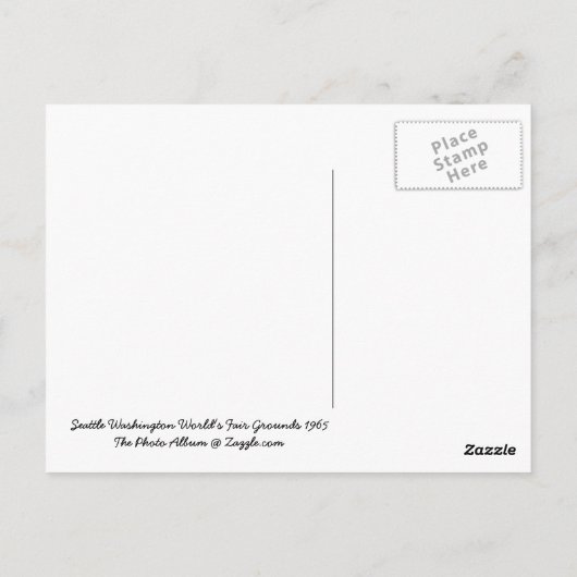Carte postale du parc des expositions de Seattle W (Dos)