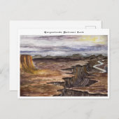 Carte postale du parc national (Devant / Derrière)