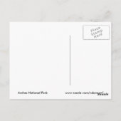 Carte postale du parc national Arches (Dos)