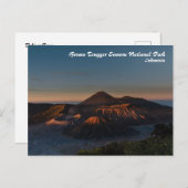 Carte postale du parc national Bromo Tengger Semer (Devant / Derrière)