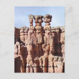 Carte postale du parc national Bryce Canyon