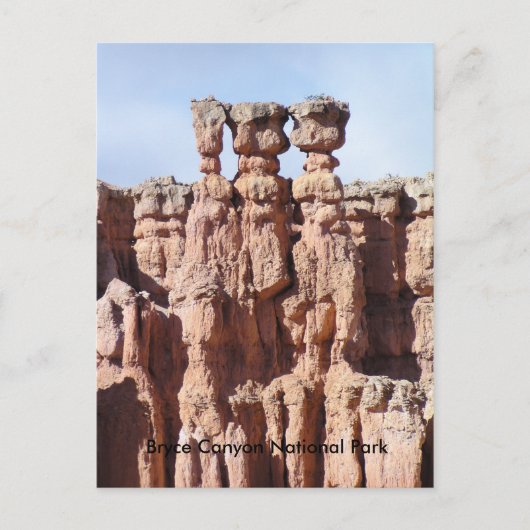 Carte postale du parc national Bryce Canyon (Devant)