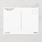 Carte postale du parc national de Haleakala (Dos)