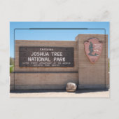 Carte postale du parc national de Joshua Tree (Devant)