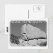 Carte postale du parc national de Joshua Tree ! (Devant / Derrière)
