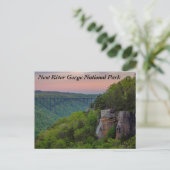 Carte postale du parc national de New River Gorge (Debout devant)