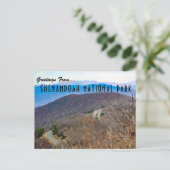 Carte postale du parc national de Shenandoah (Debout devant)