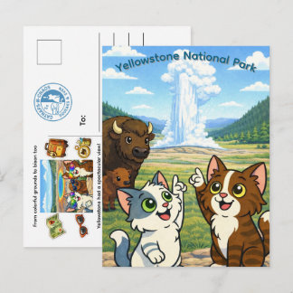 Carte postale du Parc national de Yellowstone